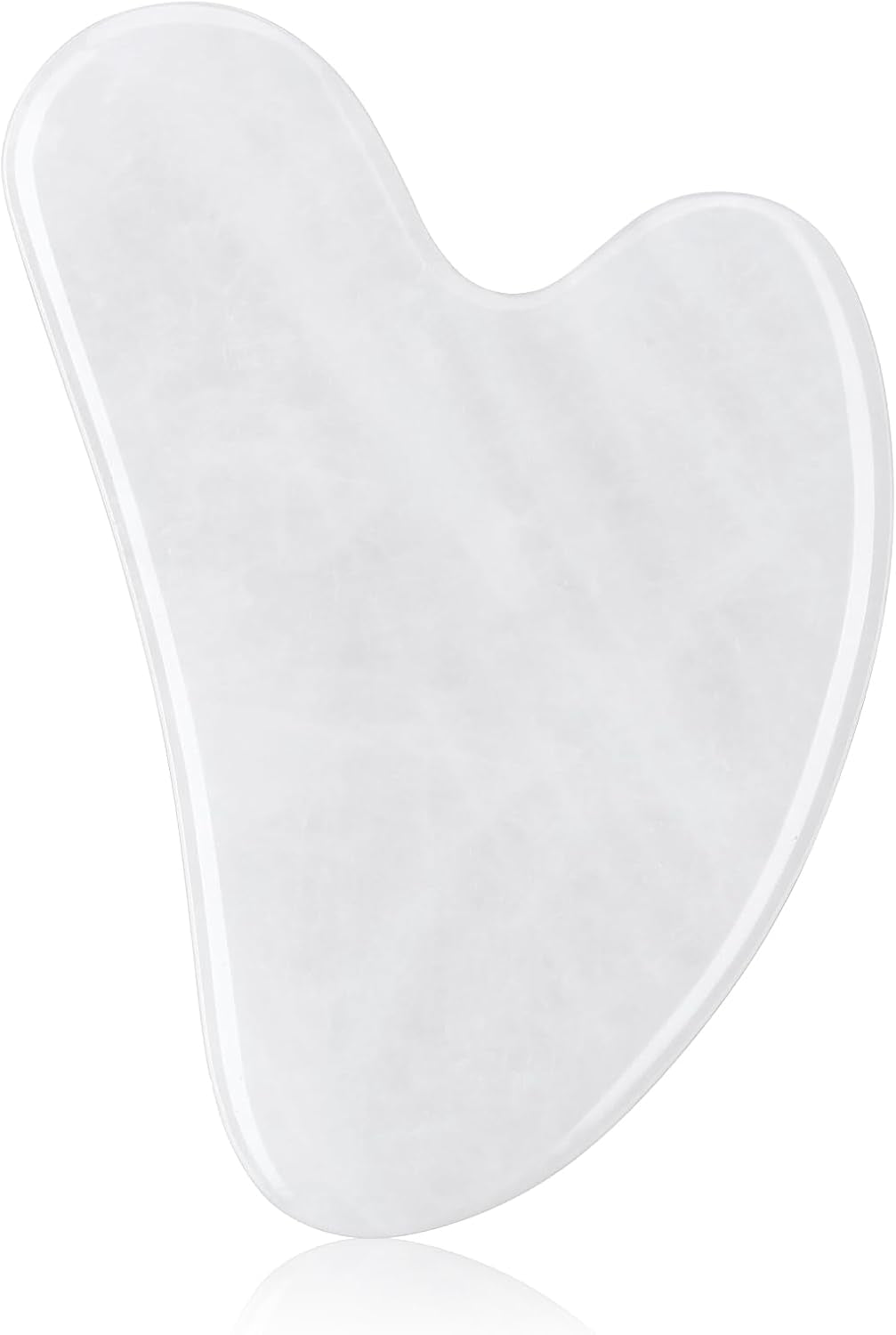 Jade Gua Sha Facial Sculpting Tool - Jawline Contour & Anti-Puffiness Massage Stick
