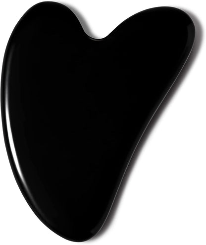 Jade Gua Sha Facial Sculpting Tool - Jawline Contour & Anti-Puffiness Massage Stick