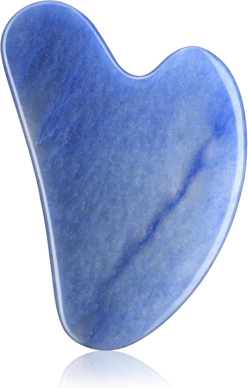 Jade Gua Sha Facial Sculpting Tool - Jawline Contour & Anti-Puffiness Massage Stick